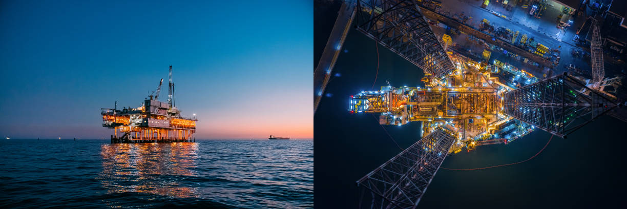 offshore and onshore